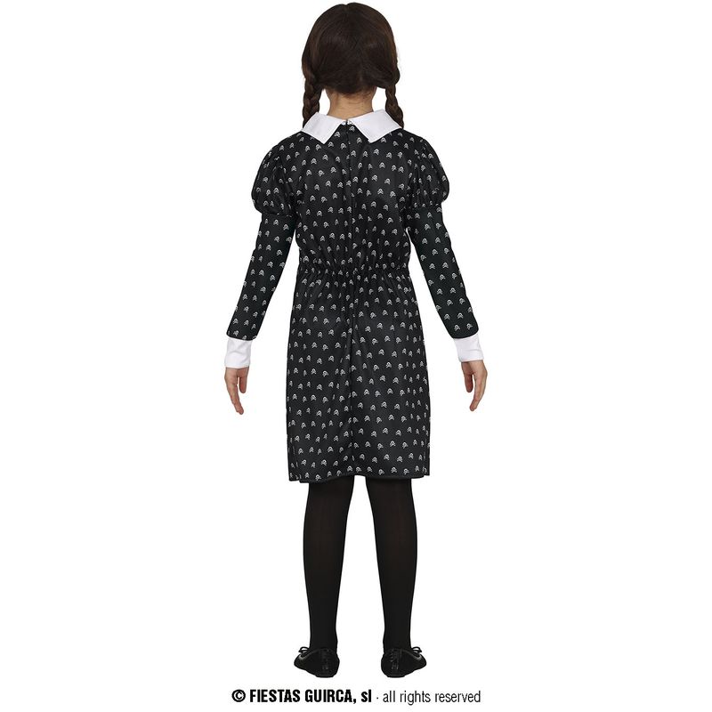 Disfraz Miércoles calaveras infantil