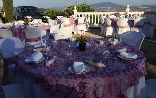 Terraza con espectaculares vistas.