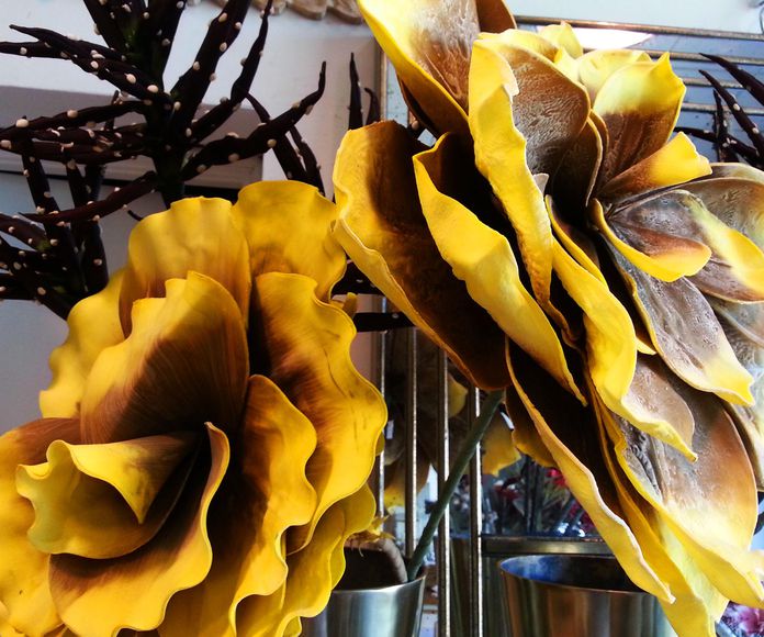 Flores de Foam Gigantes Amarillas: COLECCIONES de Casa Nativa
