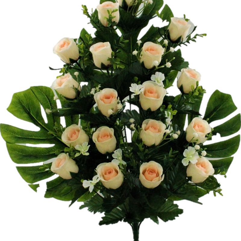 RAMO ENCARADO CAPULLO-MINI FLOWERS (60CM)/ SALMON REF: 6283_SAL PRECIO: 5,50€
