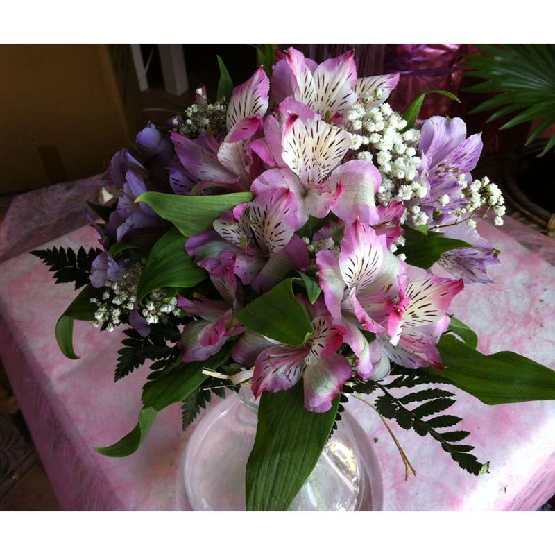 Bouquet de alstroemerias