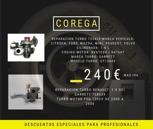 Descuento: Reparación turbo 753420