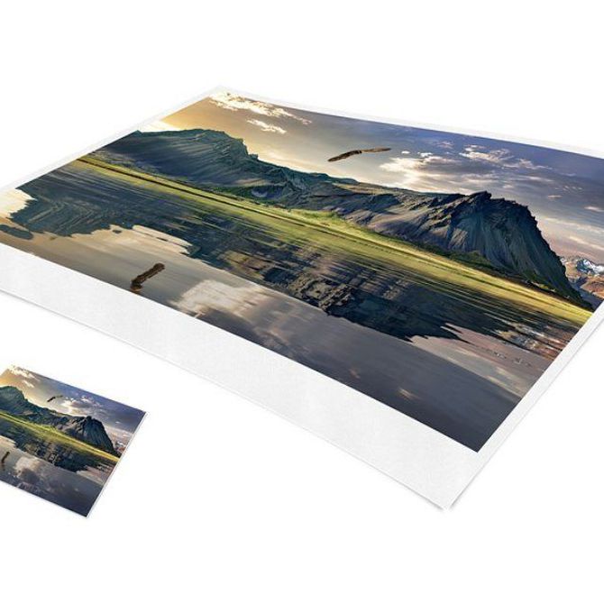 Para la impresión de tus fotografías ¿papel con brillo o mate?