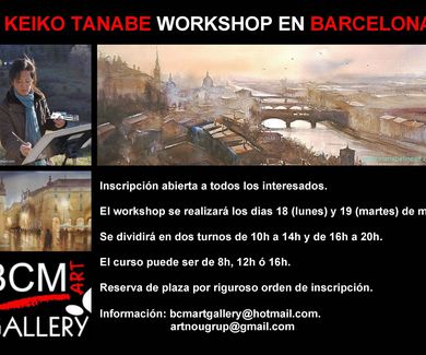 Workshop de Keiko Tanabe en Barcelona
