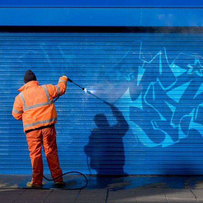 Algunos métodos para limpiar los graffitis
