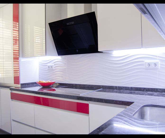 Muebles de Cocina - Proyecto realizado en Madrid: PROYECTOS REALIZADOS de Diseño Cocinas MC