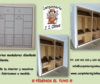 Composición de muebles: Servicios de Carpintería J. I. Olmos