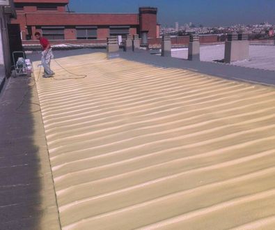Soluciones constructivas para techos con poliuretano proyectado