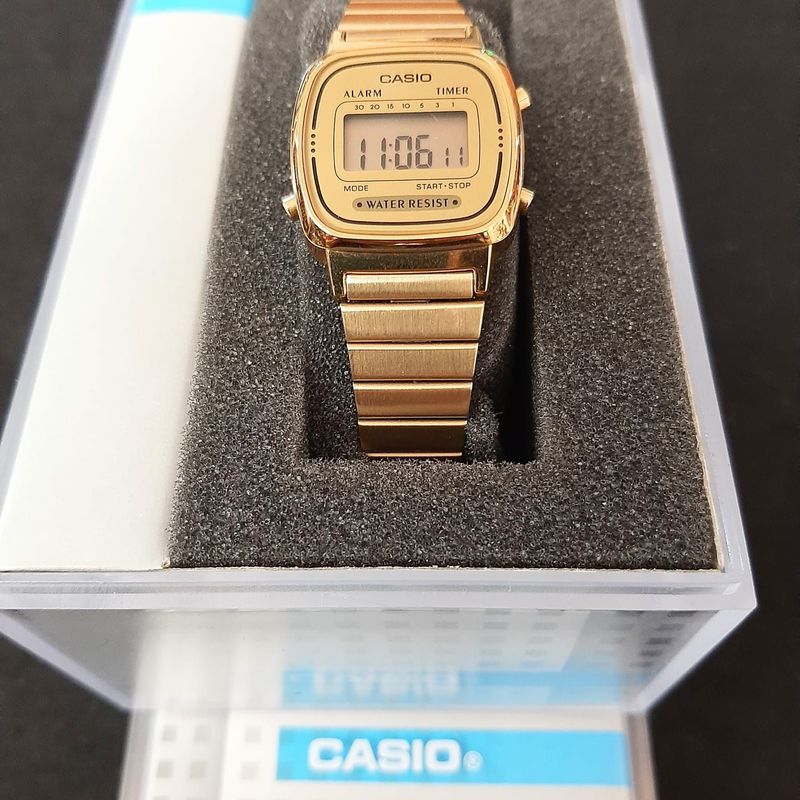 Casio señora dorado. Digital. Modelo: LA 670WEGA-9EF: Catálogo de Joyería Izquierdo