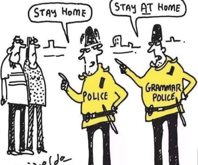 Ay si hubiese policía gramatical!!!Feliz semana!