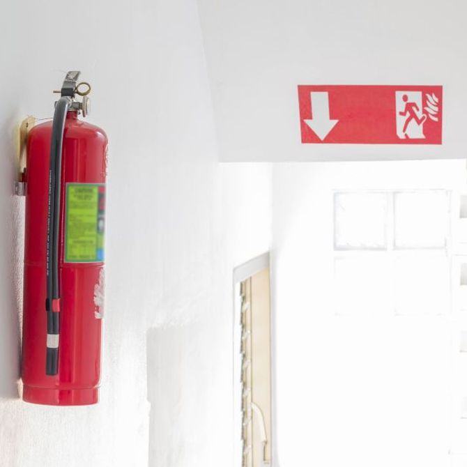 Las señales de protección contra incendios