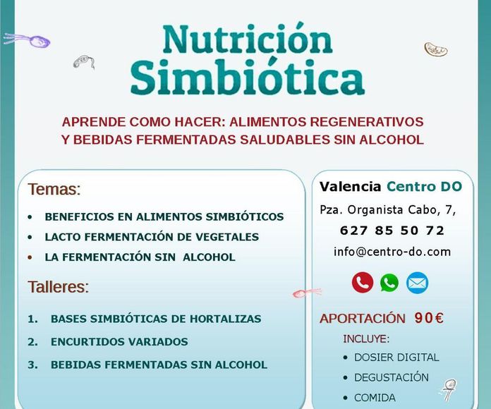 Curso de Nutrición Simbiótica con Ander Urederra. Sábado 30 de Marzo de 2019.