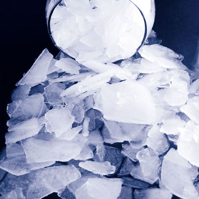 Hielo en escamas