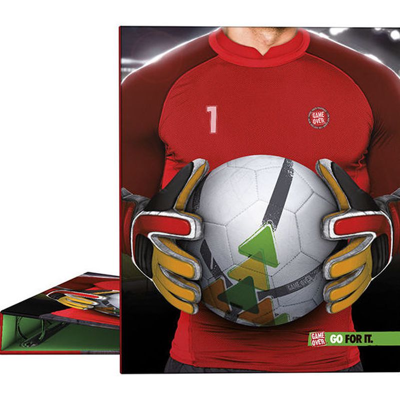 Carpeta 4 anillas GAME OVER.FUTBOL.GRAFOPLAST