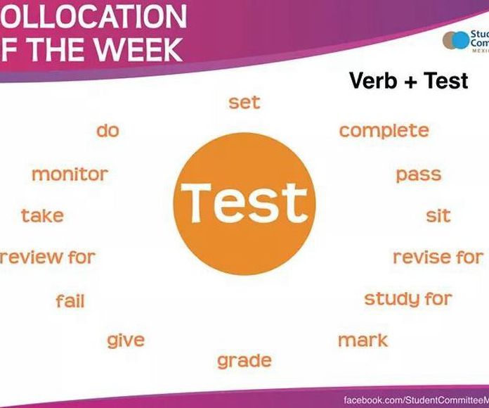 Collocation of the week:Test