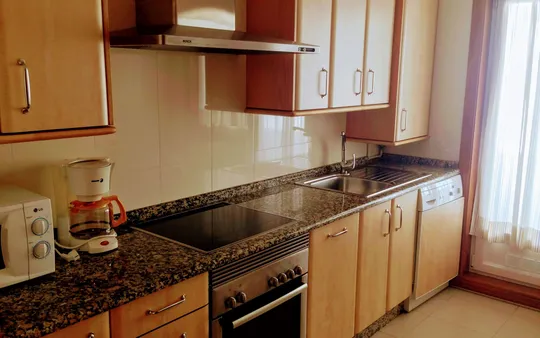 Equipamiento Cocina Apartamento Mirador Ria de Bayona