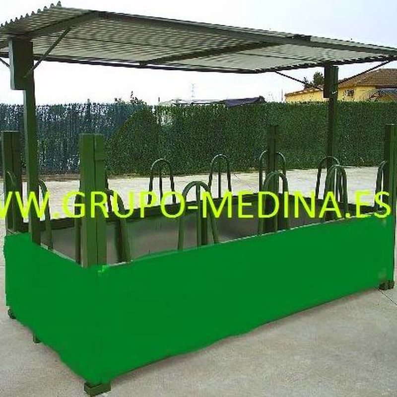COMEDERO PARA PAQUETES GRANDES VERDE: NUESTROS PRODUCTOS de Grupo Medina