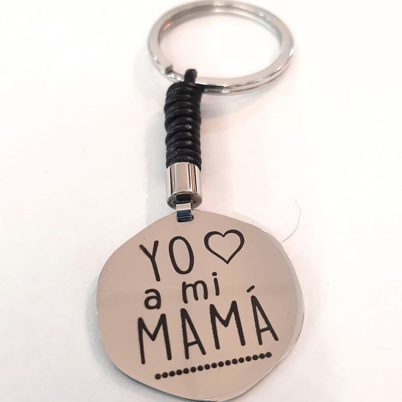 Llavero dia de la madre con frase fotograbada: Catálogo de Joyería Izquierdo