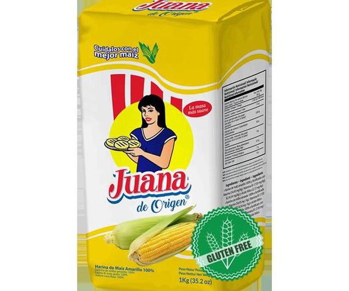Harina Juana de maiz amarilla 1 kg: PRODUCTOS de La Cabaña 5 continentes