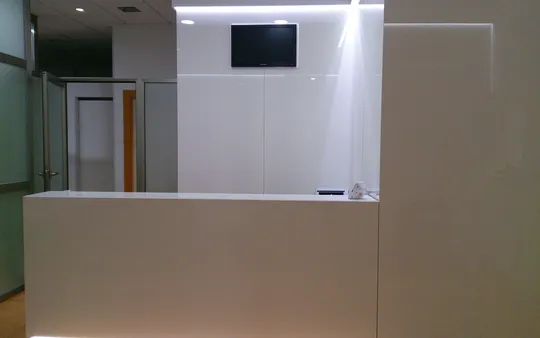 Nueva recepción diseñada y fabricada por    IECASAS  Y AYALTO INTEGRAL . 