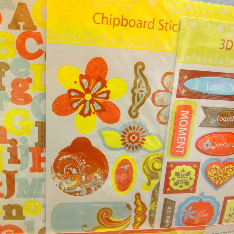 SCRAPBOOK KIT. PEGATINAS/STICKERS