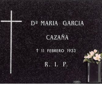 Lápidas para cementerio: Catálogo de Ángel Esteban Mármoles