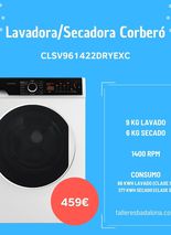 Lavadora Secadora CLSV961422DRYEXC - Corberó