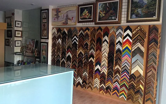 Cristalería Jiménez, enmarcaciones en Granada