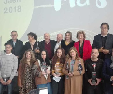 Acto de entrega de los Premio"Andalucía más Social 2018"  Otorgado a la asociación de A.P.L.I.J.E.R.
