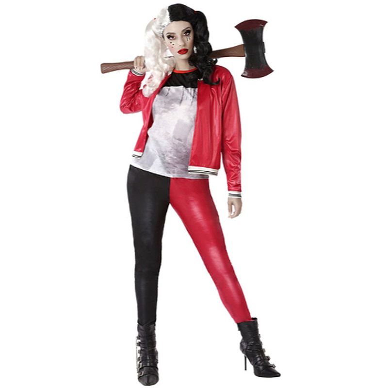 Disfraz Harley rojo-negro adulto