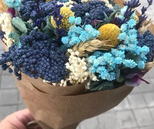 Ramo de flor seca