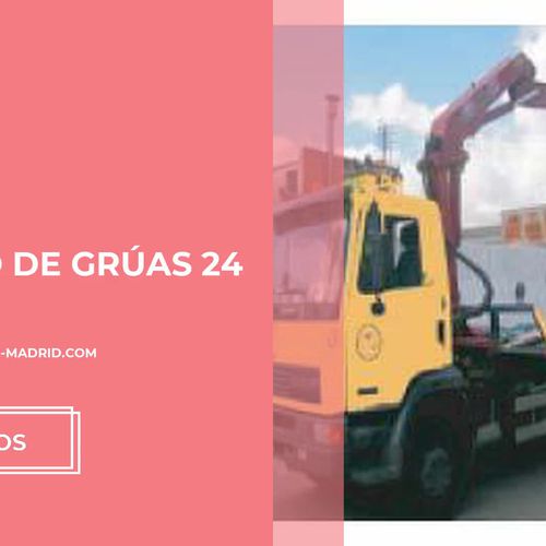 Servicios de grúas 24 h en Arganda del Rey | Grúas M. Sánchez Ramos
