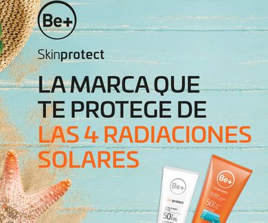 Promoción en gama solar marca Be+ Skinprotect