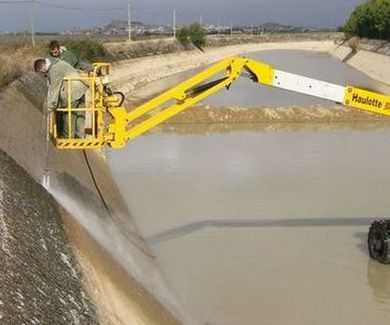 Limpieza de canales de riego Huesca