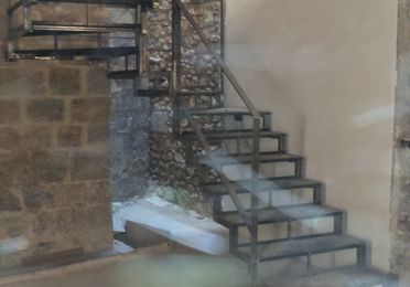 Escaleras metálicas
