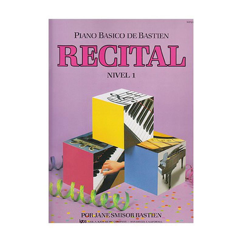 Recital vol 1 piano Basico Bastien Edit Kjos: Productos y servicios de PENTAGRAMA