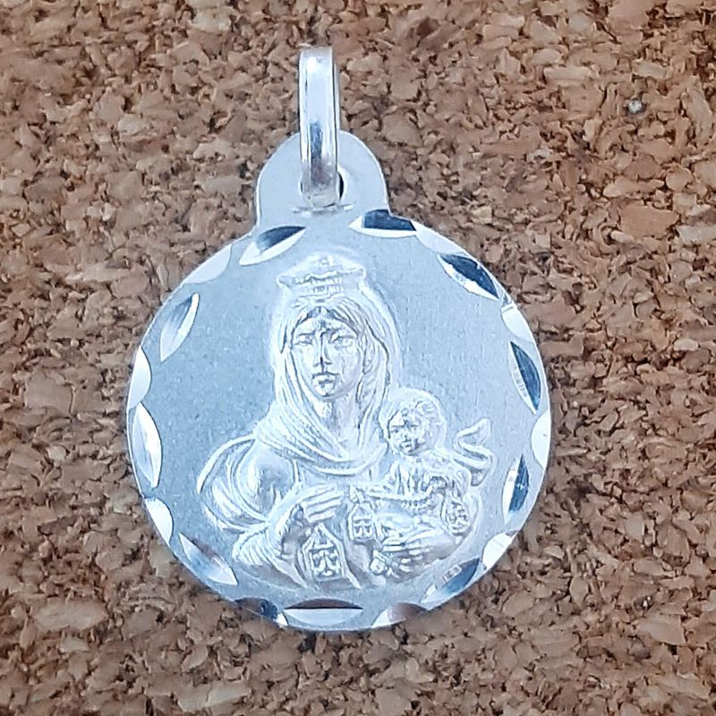 MEDALLA PLATA VIRGEN DEL CARMEN: Catálogo de Joyería Izquierdo