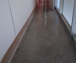Abrillantado de Hormigon con Litio