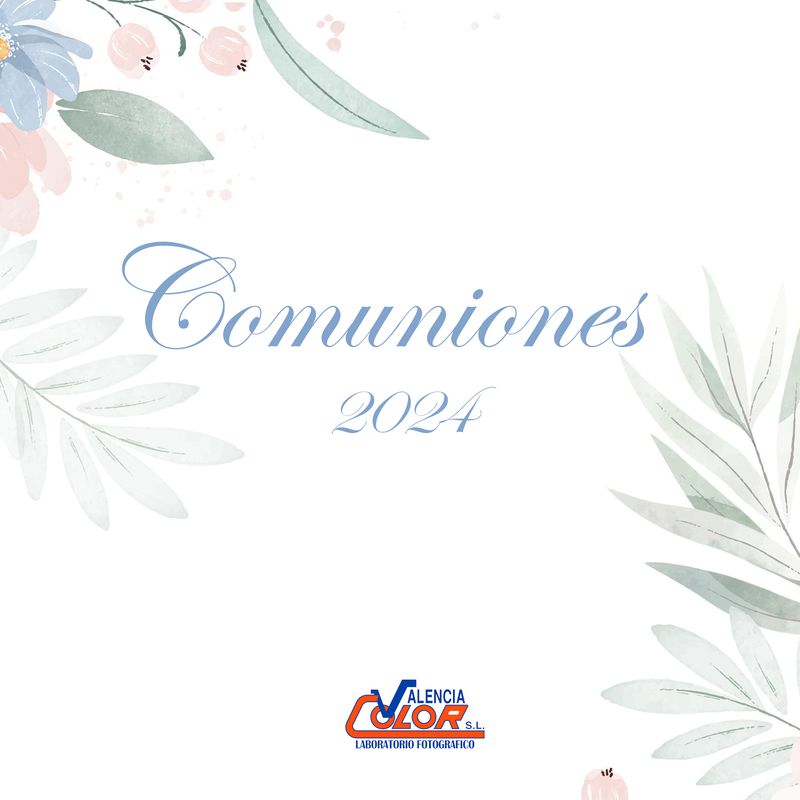 COMUNIONES 2024: Catálogo de Valencia Color