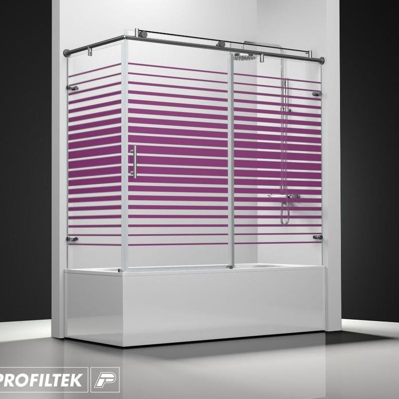 Mampara de baño Profiltek serie Stell mod.ST-101 classic decoracion forever