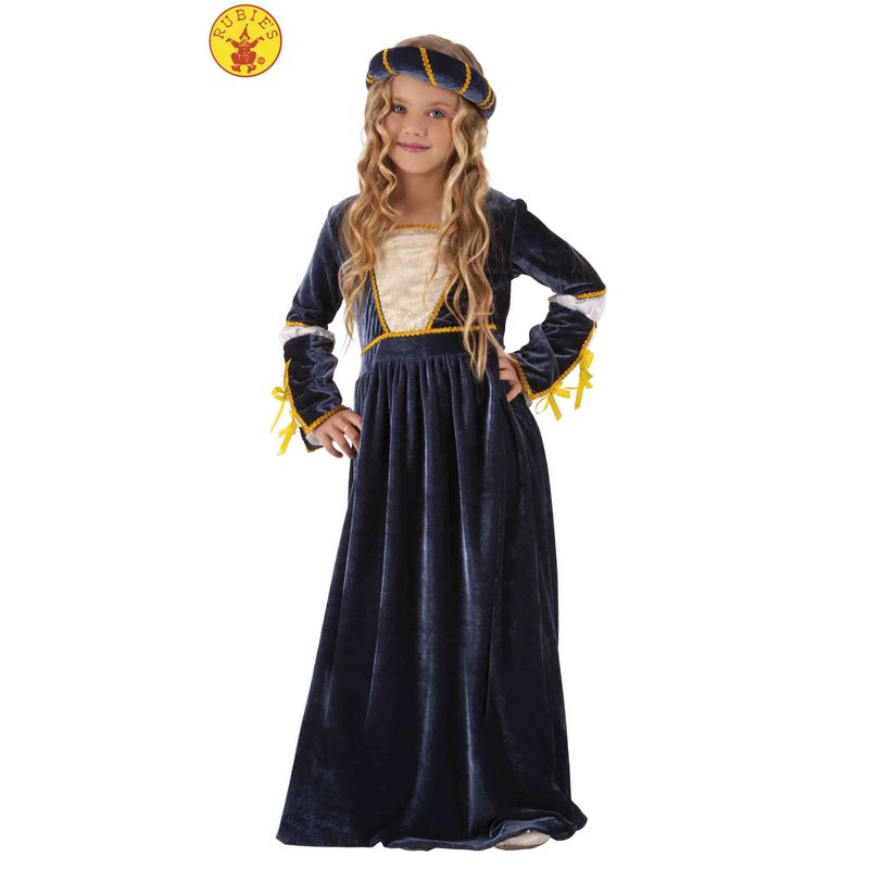 Disfraz medieval Julieta infantil