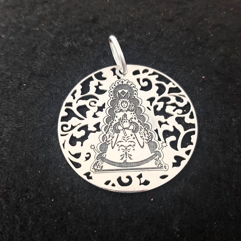 MEDALLA PLATA VIRGEN DEL ROCÍO