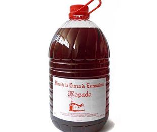 Vino rosado garrafa 5 L.