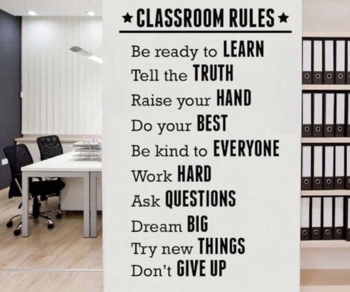 Classroom rules }}