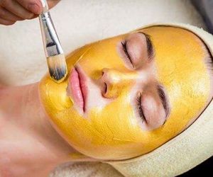 Tratamiento facial con oro