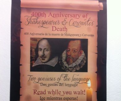Nuestro rinconcito en homenaje a dos genios del lenguaje en el 400 aniversario de su muerte