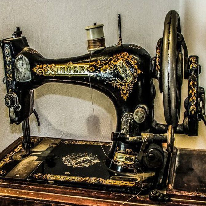 El encanto vintage de la máquina de coser