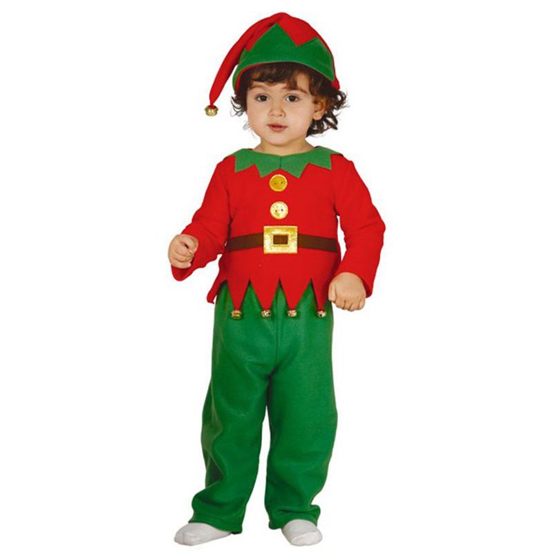 Disfraz elfo rojo bebé