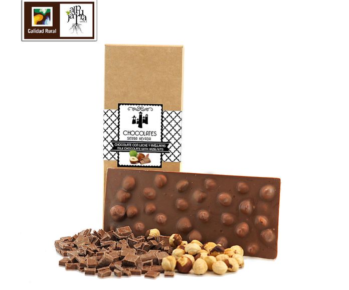 Chocolate con leche y avellanas: Nuestros productos de Chocolates Sierra Nevada