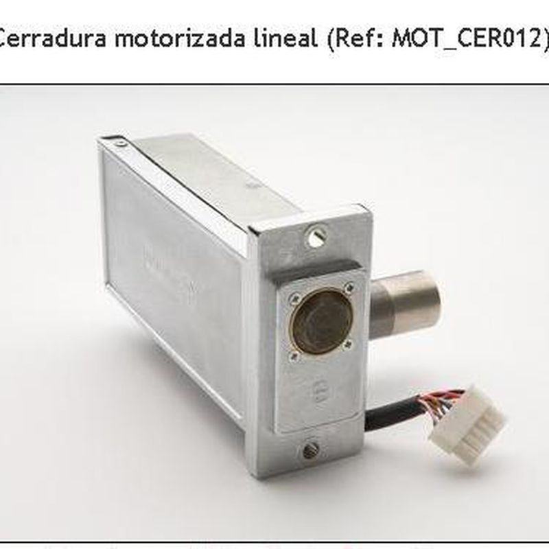 Cerraduras eléctricas motorizadas 